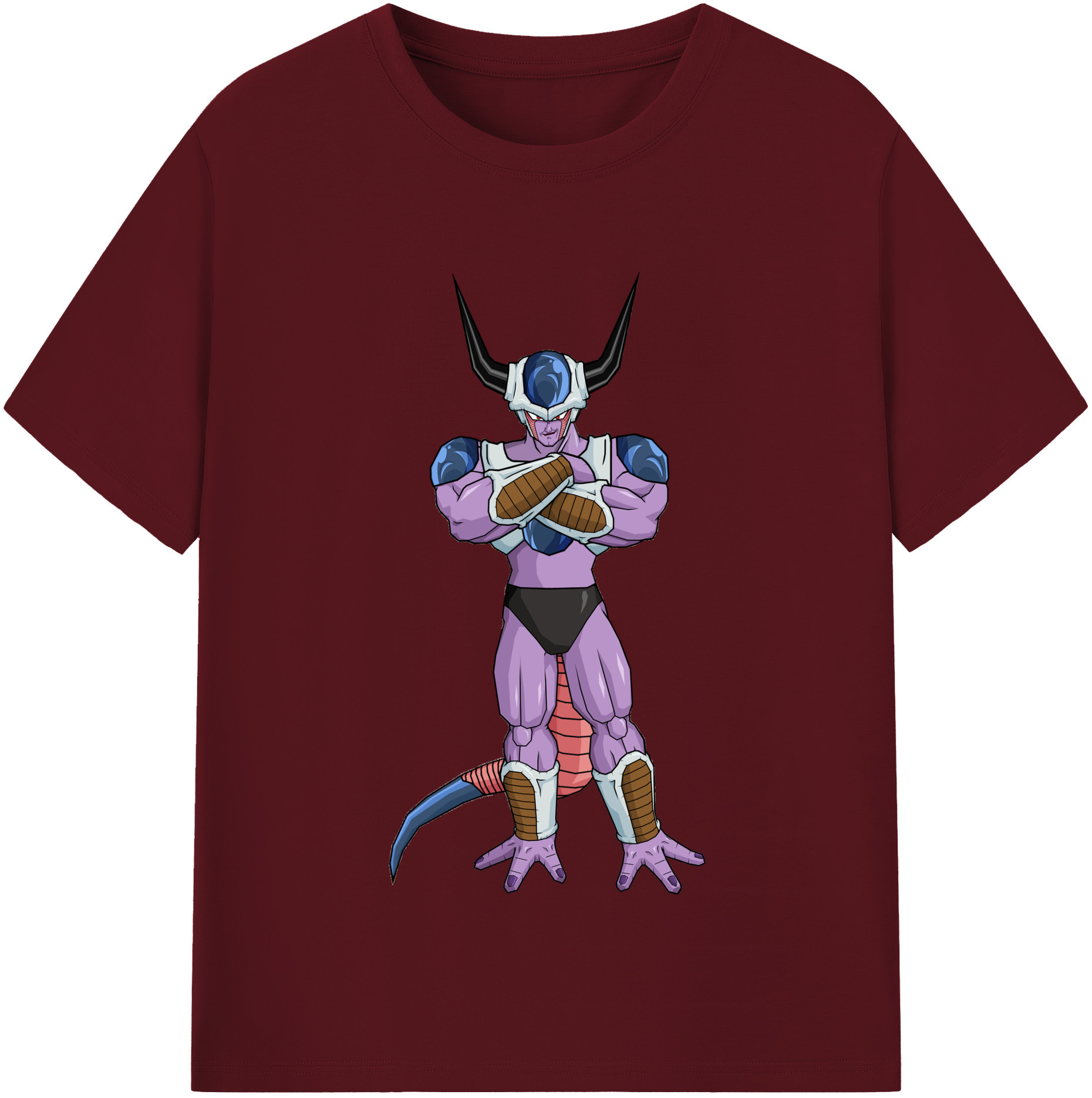 （画像用） ドラゴンボール フリーザ DRAGON BALL Frieza 綿100％半袖Tシャツ（フロントプリント）